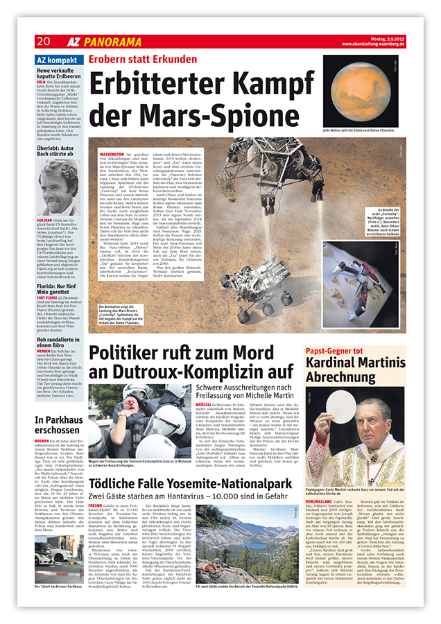 Abendzeitung Nürnberg – Referenzseite Panorama